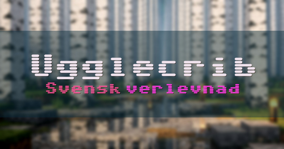 Ugglecrib Survival Minecraft server