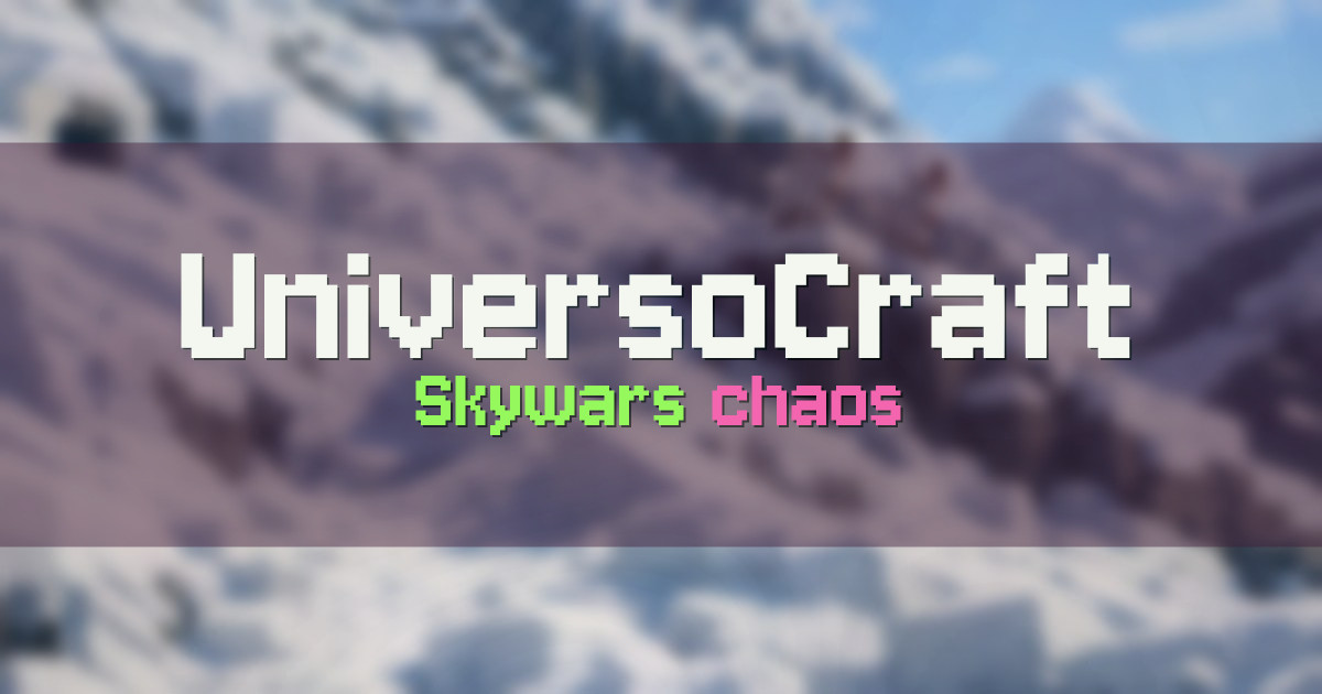 UniversoCraft Network Minecraft server