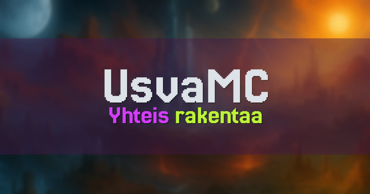UsvaMC Survival Minecraft server