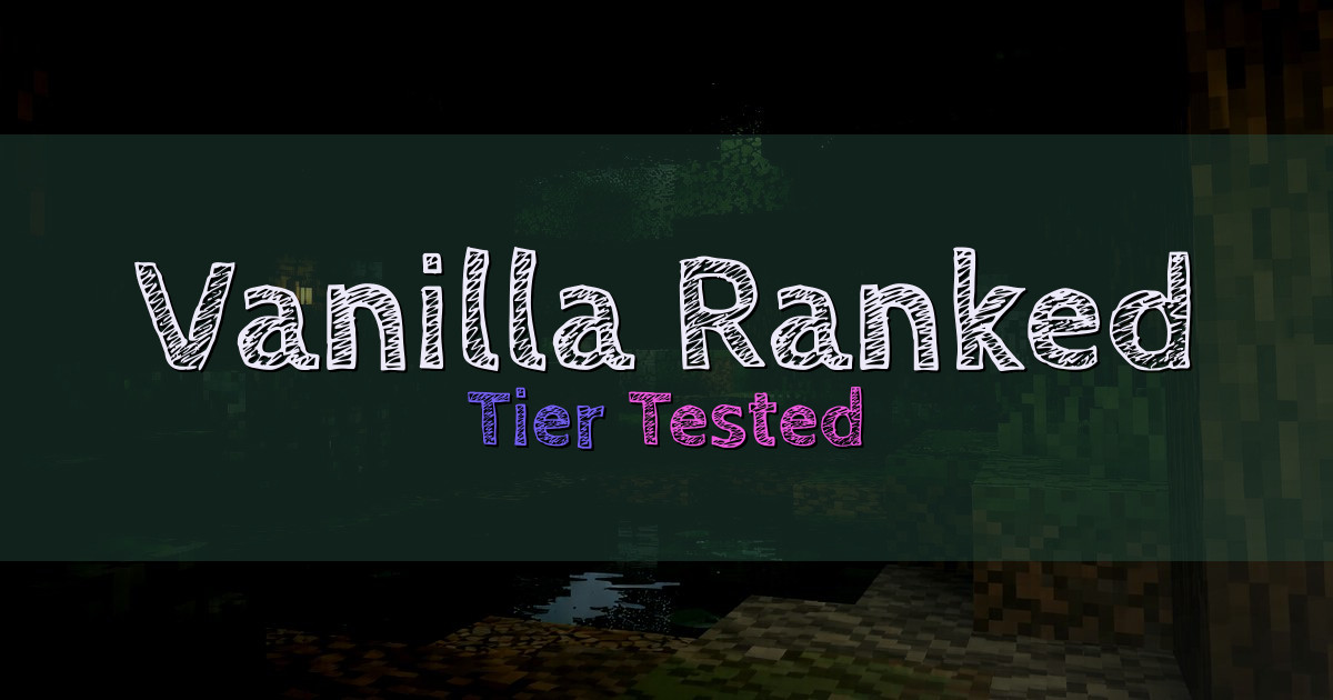 Vanilla Ranked Practice Minecraft server