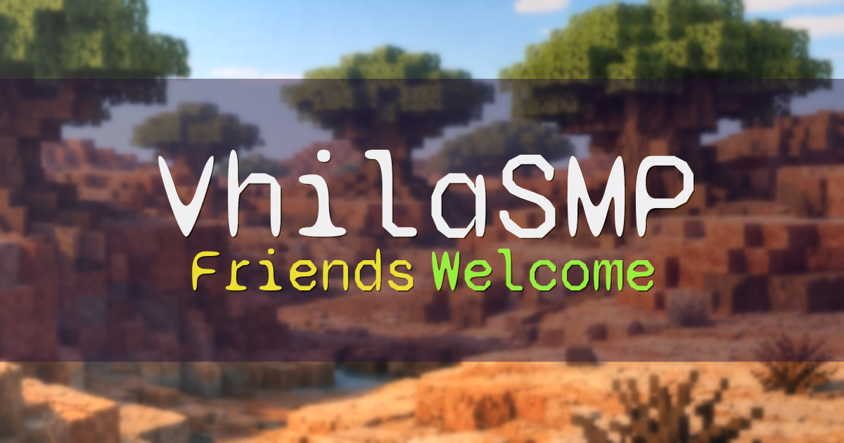 VhilaSMP Survival Minecraft server