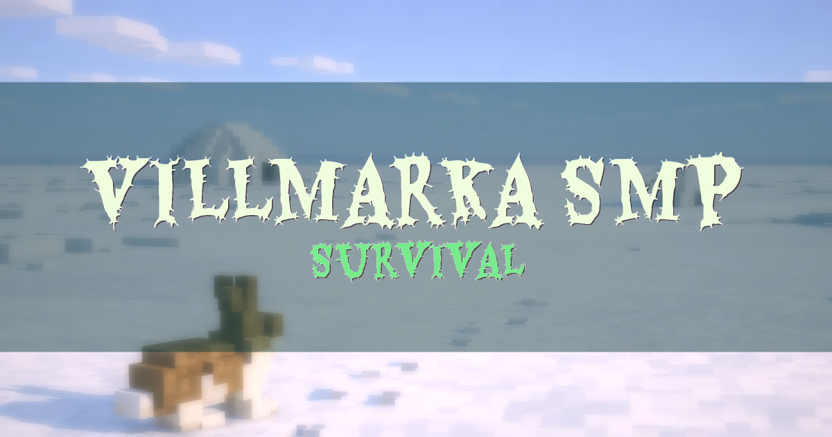 Villmarka SMP Survival Minecraft server