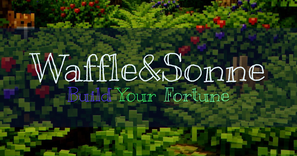 Waffle&Sonne Survival Minecraft server
