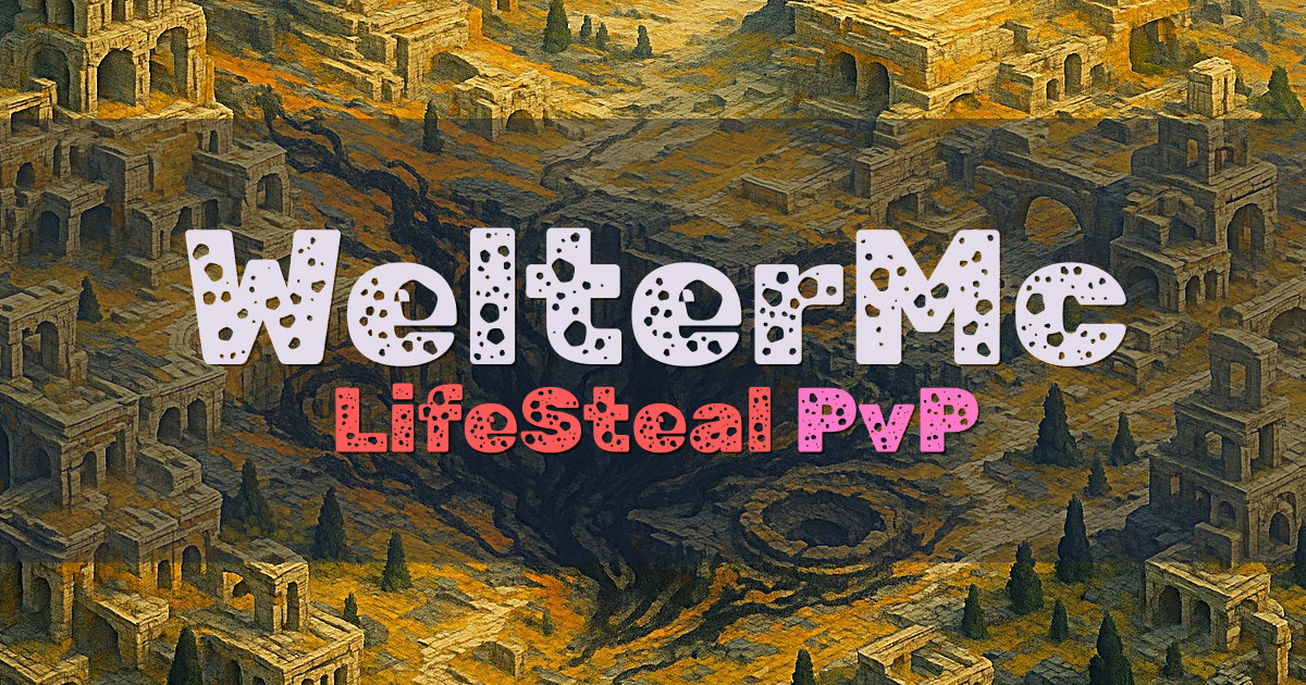 WelterMc LifeSteal Minecraft server