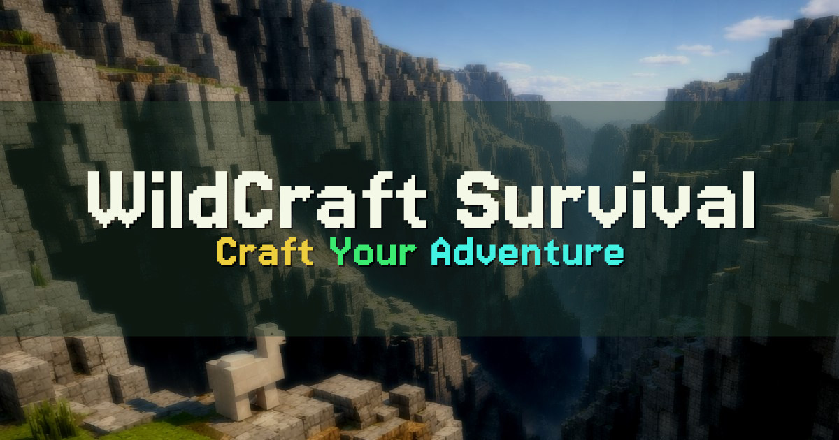 WildCraft Survival Survival Minecraft server