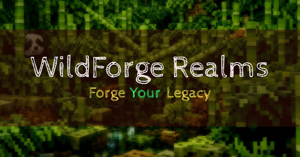WildForge Realms Factions Minecraft server