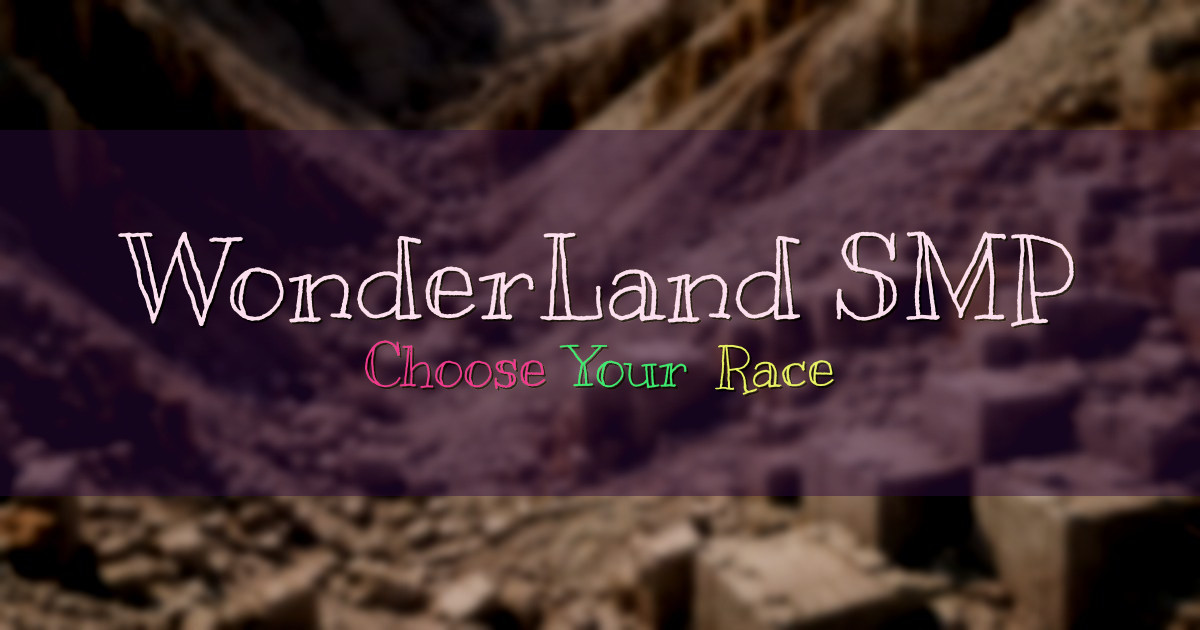 WonderLand SMP Roleplay Minecraft server