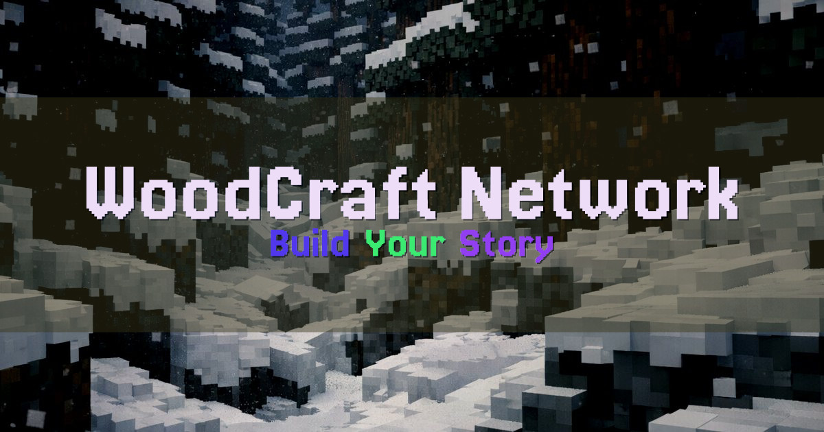 WoodCraft Network Survival Minecraft server