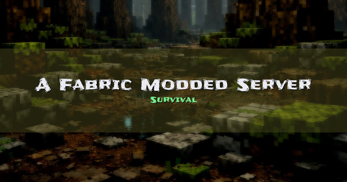 A Fabric Modded Server Survival Minecraft server