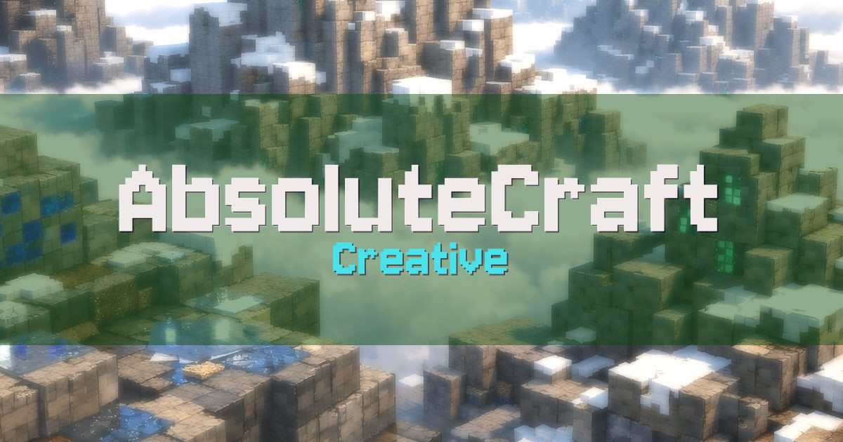 AbsoluteCraft Creative Minecraft server