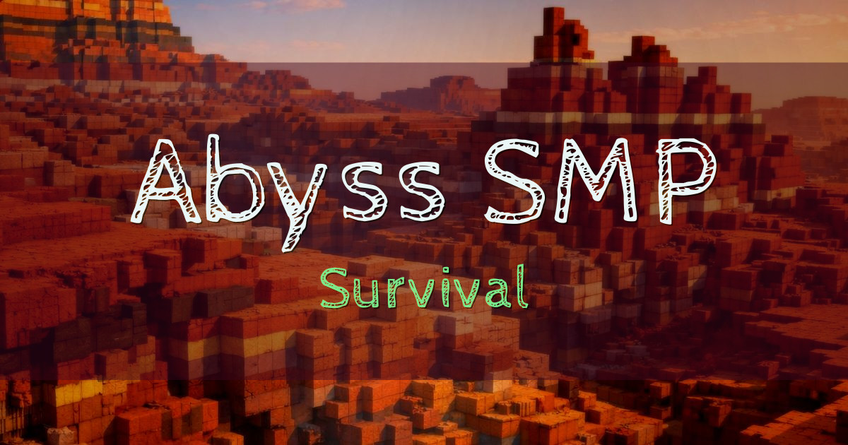 Abyss SMP Survival Minecraft server