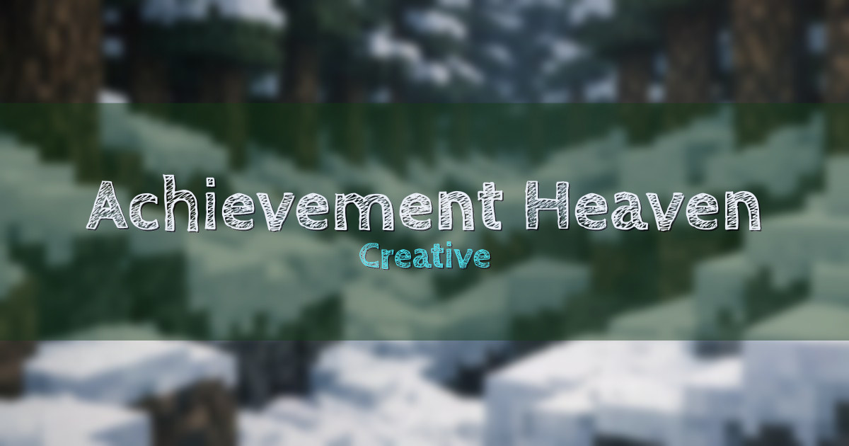 Achievement Heaven Creative Minecraft server