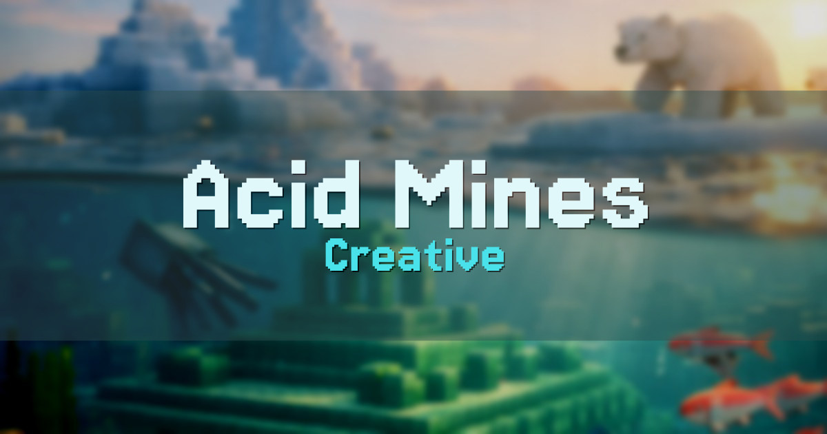Acid Mines Creative Minecraft server