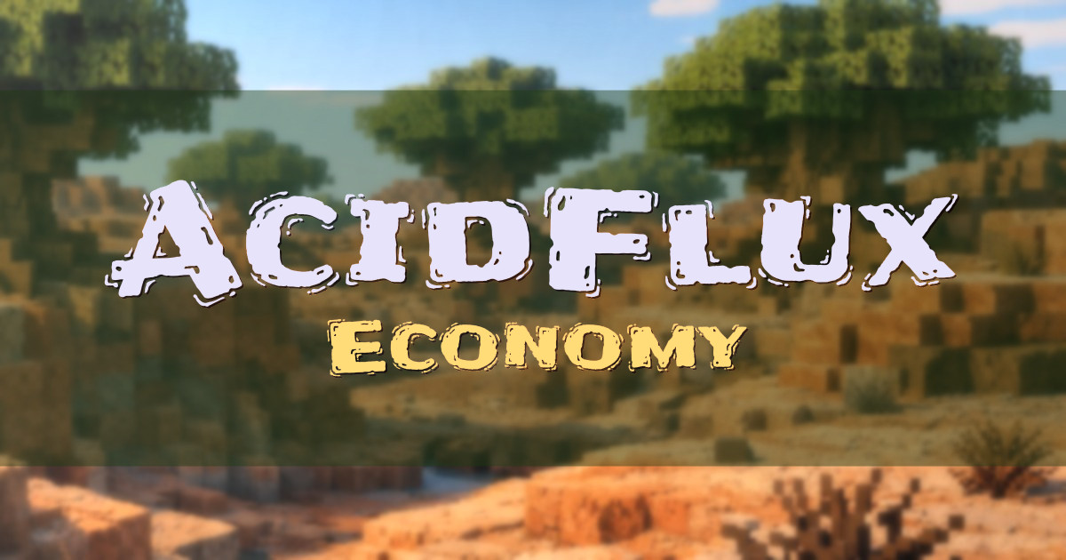 AcidFlux Economy Minecraft server