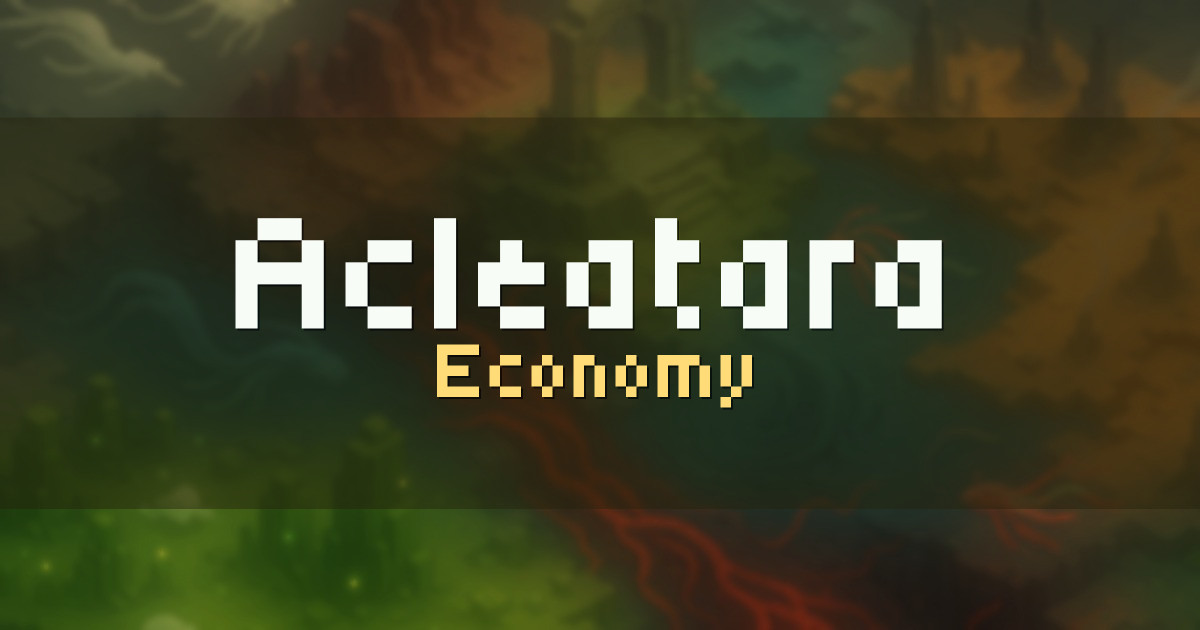 Acleatara Economy Minecraft server