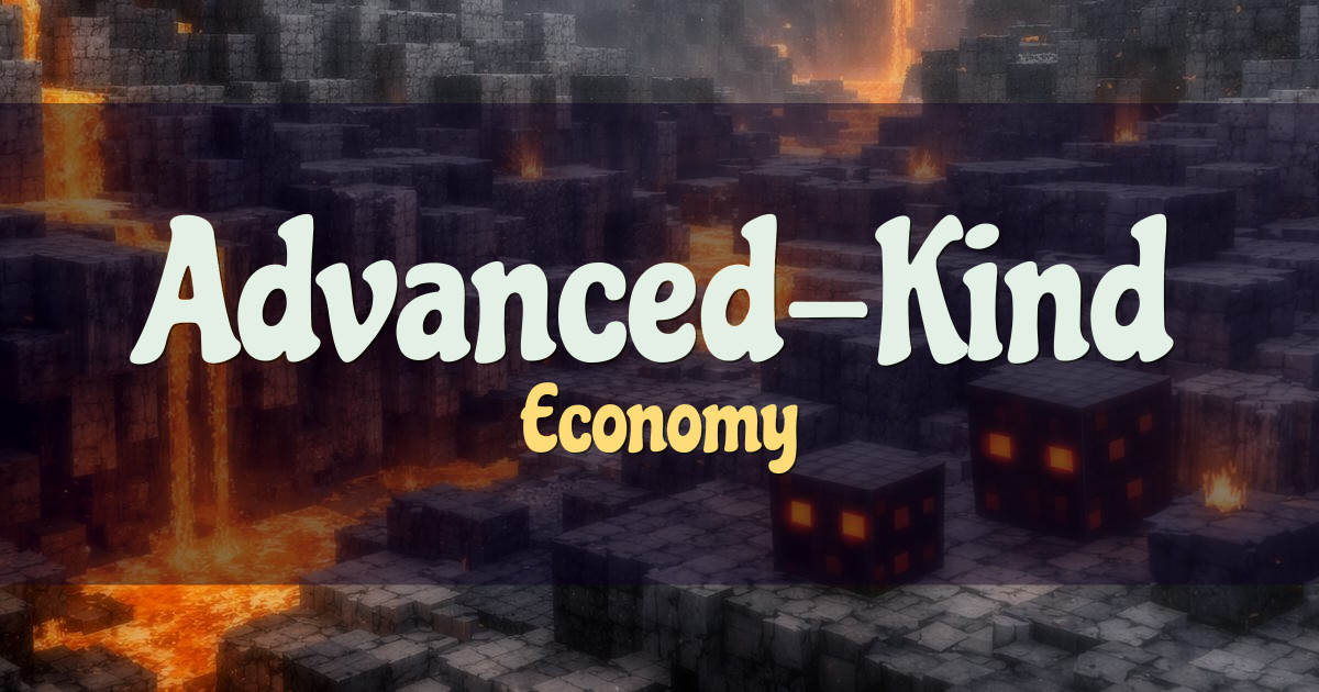 Advanced-Kind Economy Minecraft server