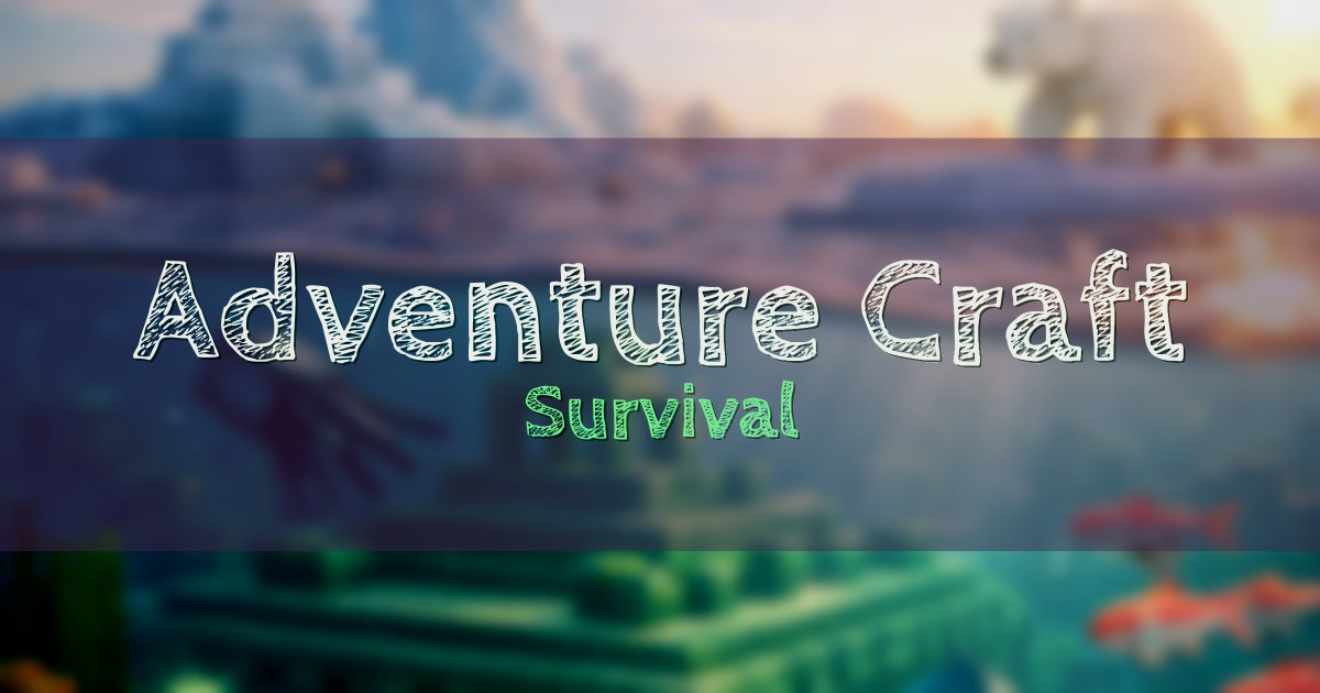 Adventure Craft Survival Minecraft server