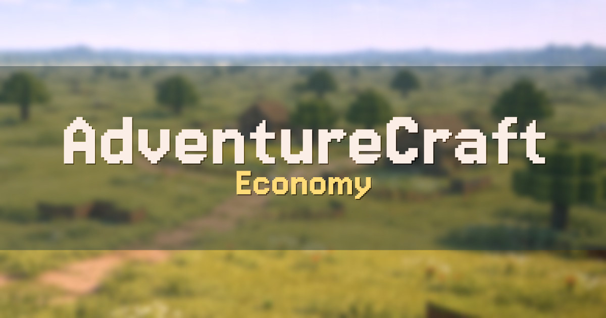 AdventureCraft Economy Minecraft server