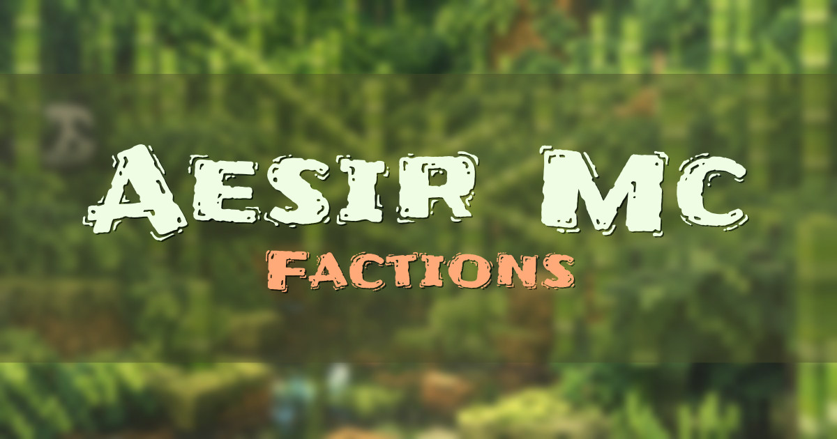 Aesir Mc Factions Minecraft server