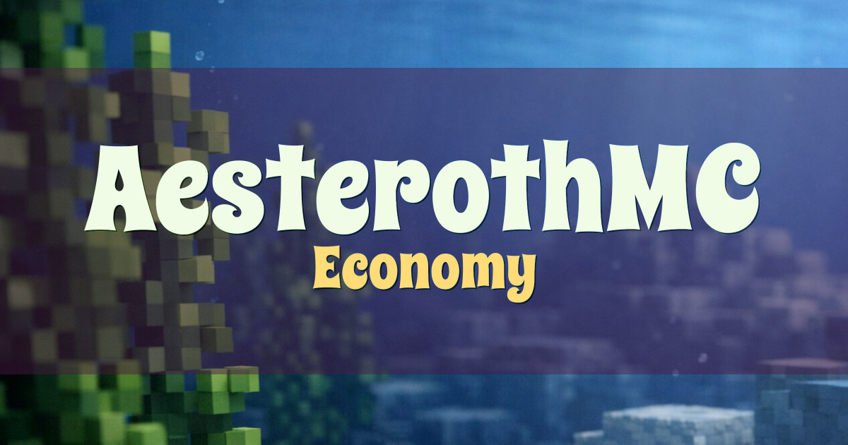 AesterothMC Economy Minecraft server