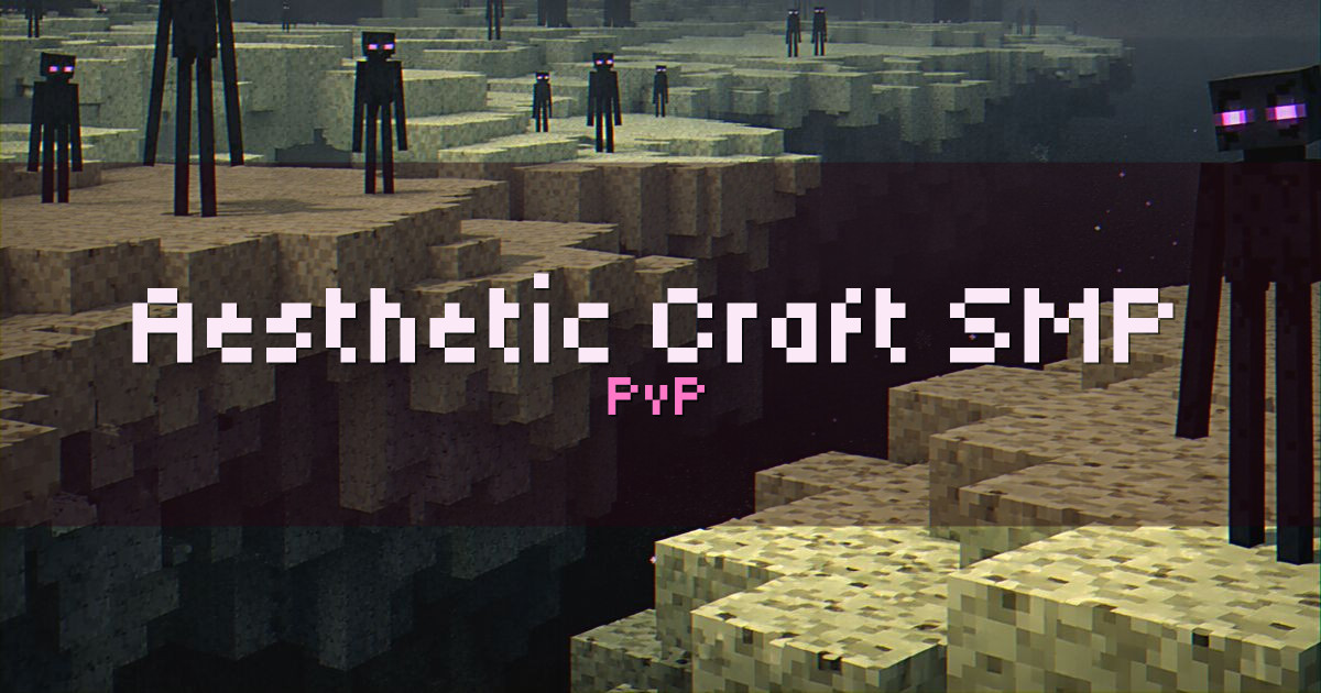 Aesthetic Craft SMP PvP Minecraft server