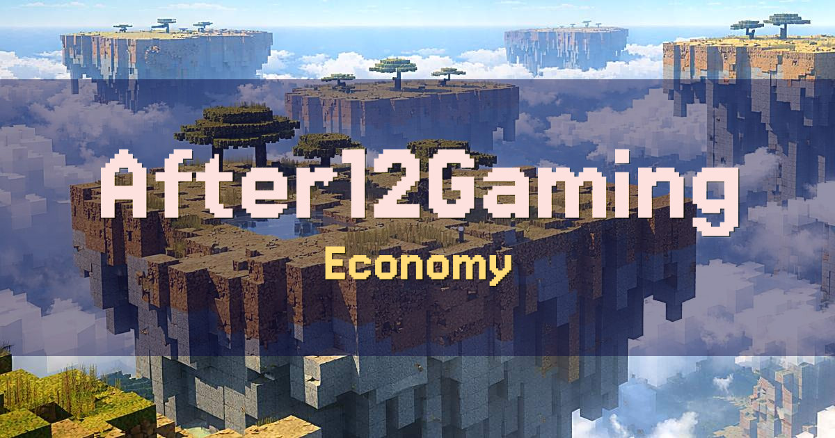 After12Gaming.comMinecraft Economy Minecraft server