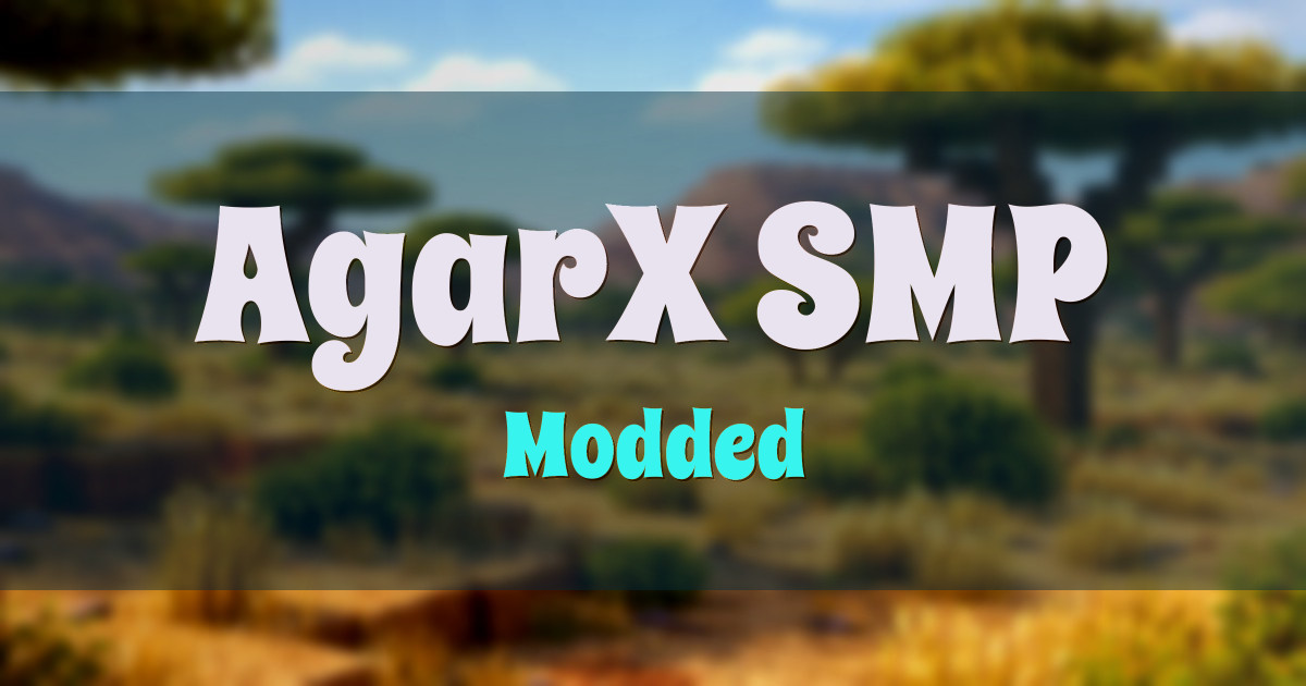 AgarX SMP Modded Minecraft server