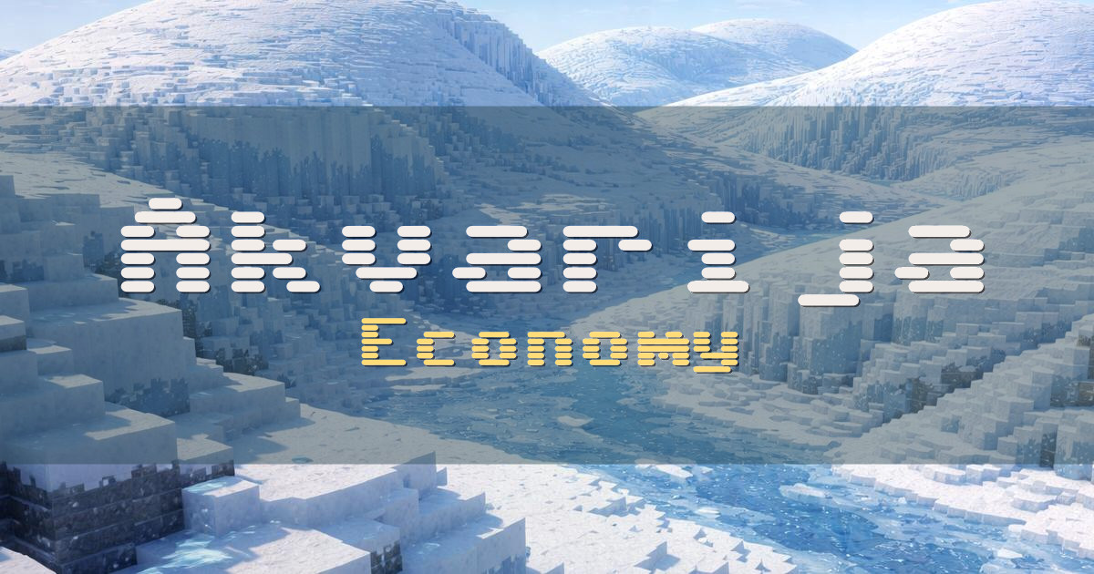 Akvarija Economy Minecraft server