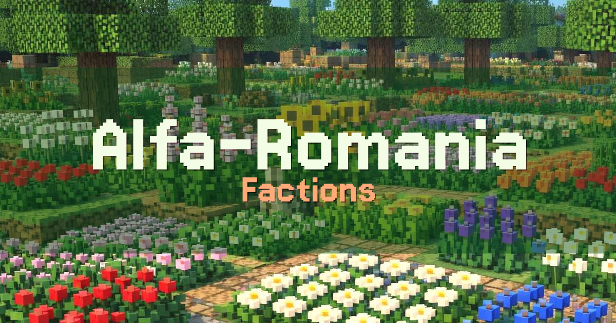 Alfa-Romania Factions Minecraft server