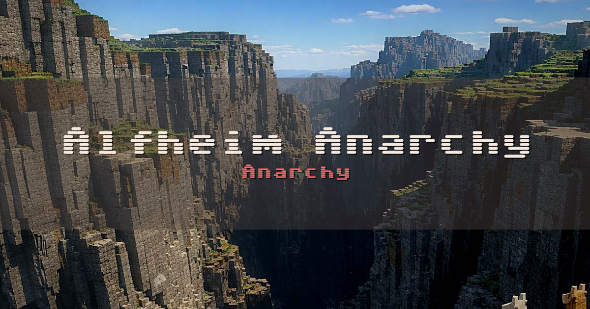 Alfheim Anarchy PvP Minecraft server