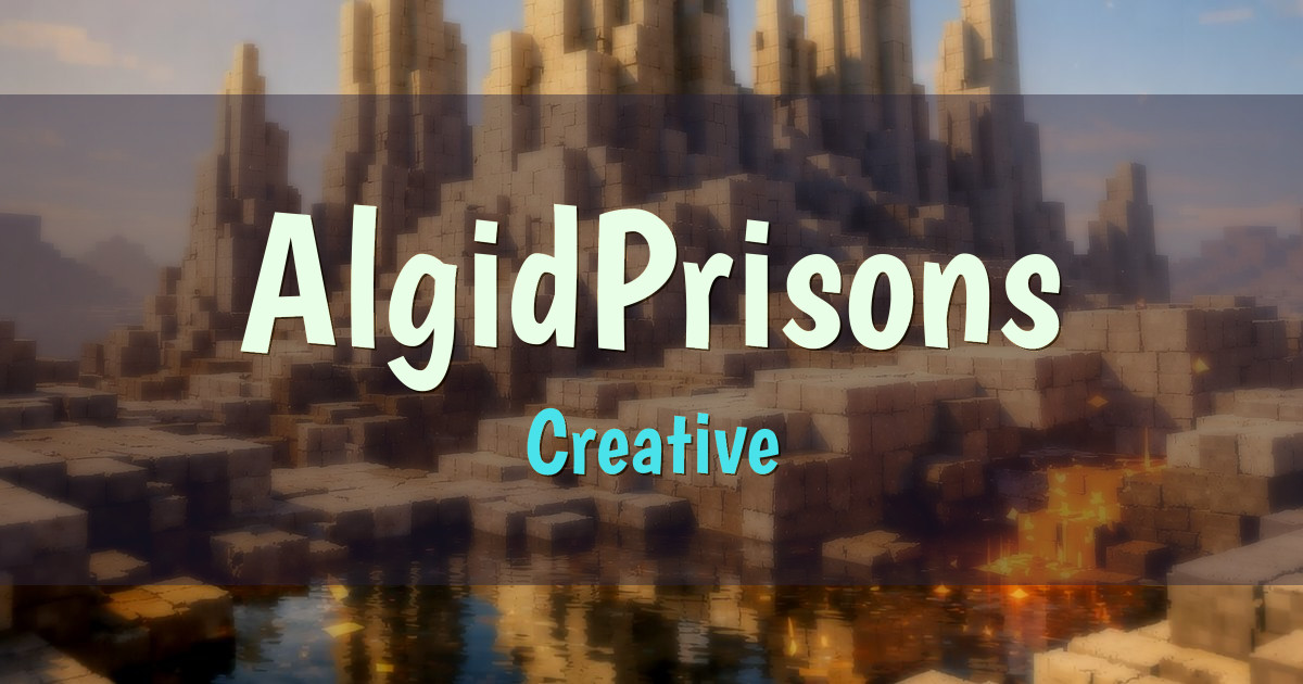 AlgidPrisons Creative Minecraft server