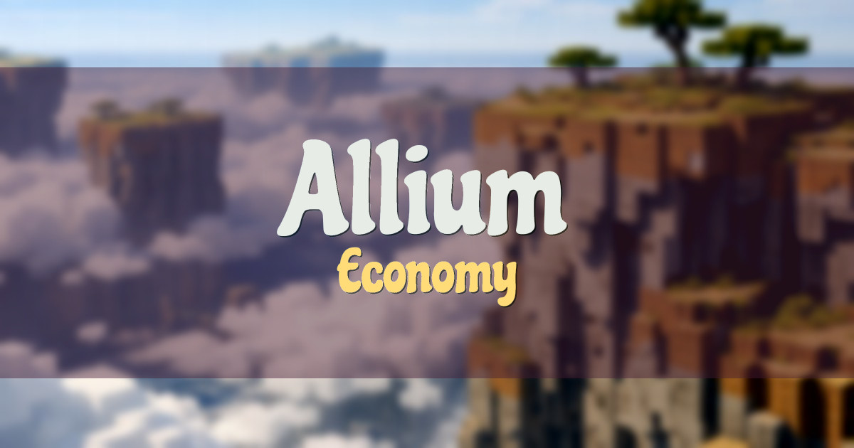 Allium Economy Minecraft server