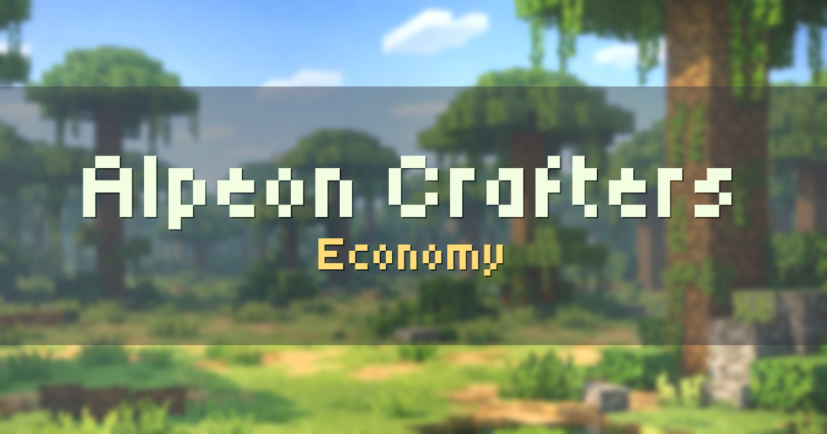 Alpeon Crafters Economy Minecraft server