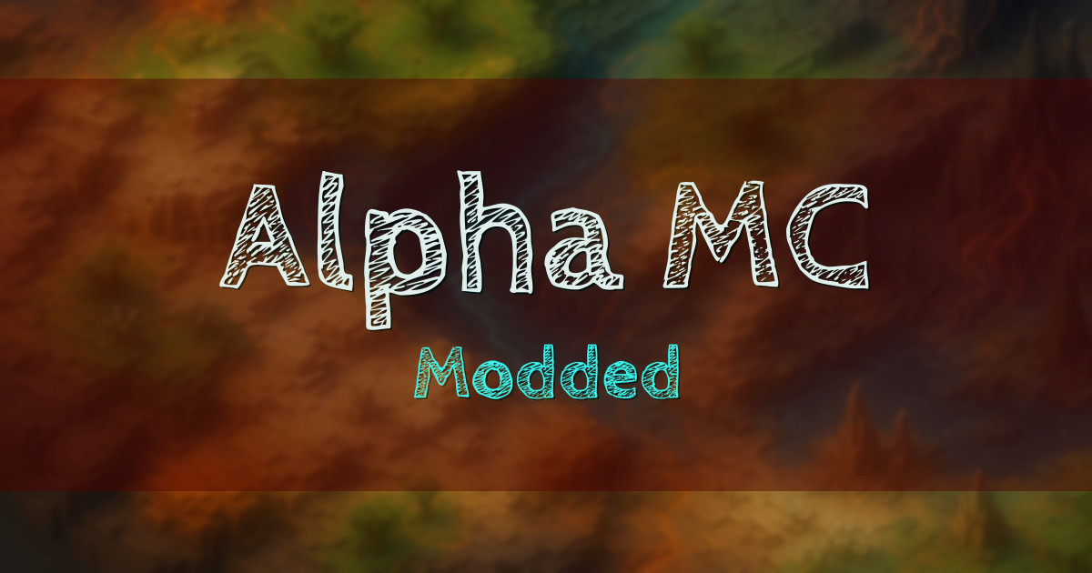 Alpha MC Modded Minecraft server