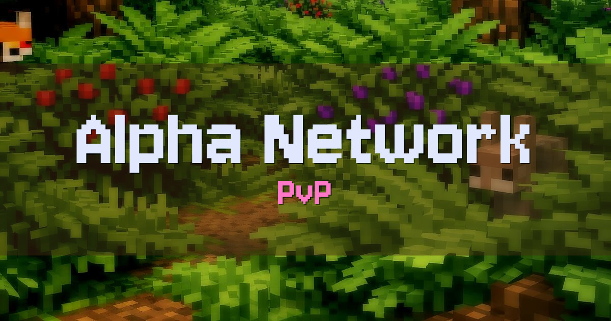 Alpha Network PvP Minecraft server