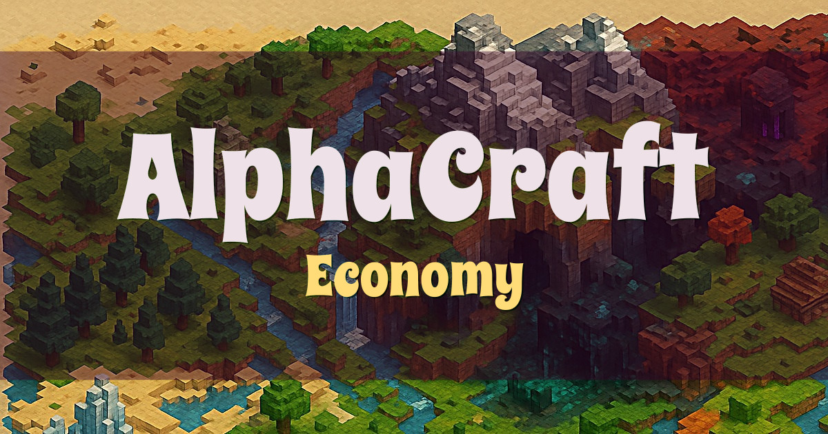 AlphaCraft Economy Minecraft server