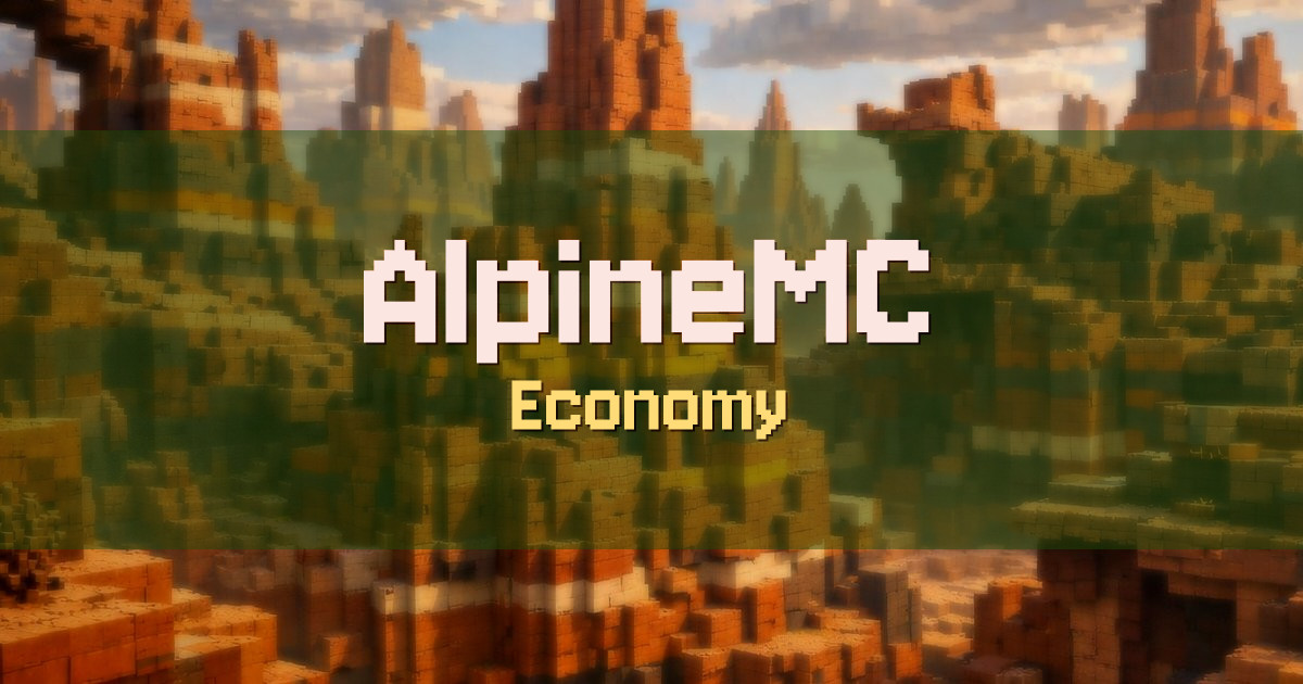 AlpineMC Economy Minecraft server