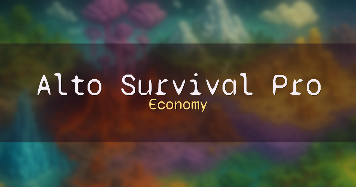Alto Survival Pro Economy Minecraft server