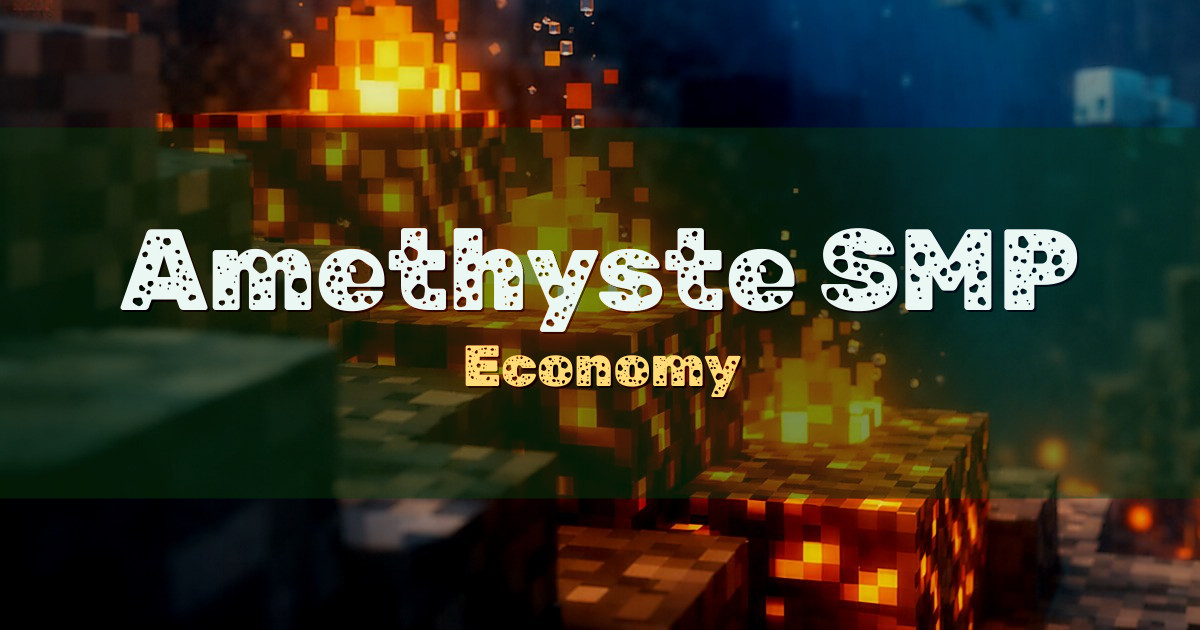 Amethyste SMP Economy Minecraft server