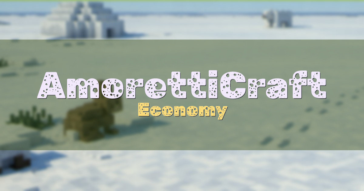 AmorettiCraft Economy Minecraft server