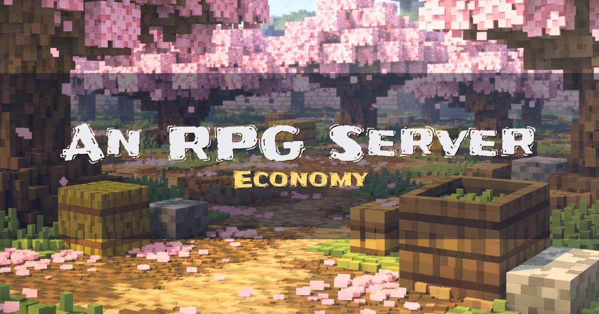 An RPG Server Economy Minecraft server