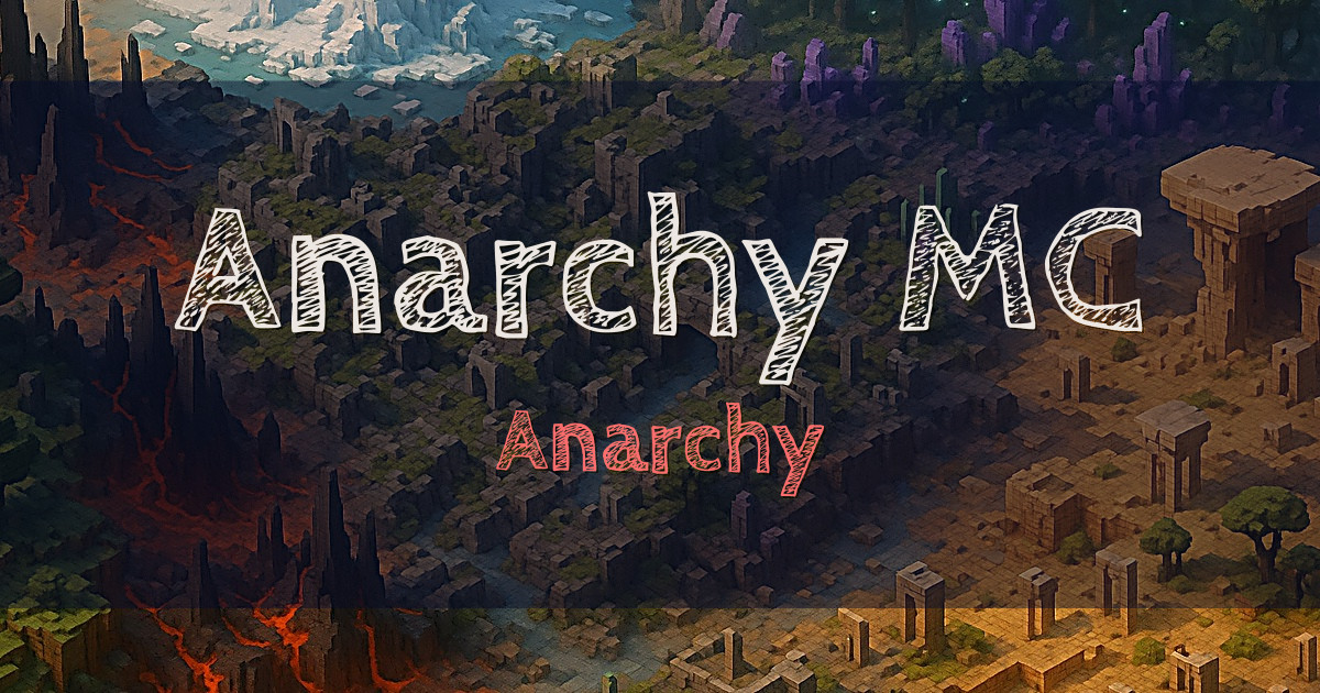 Anarchy MC Hardcore Minecraft server