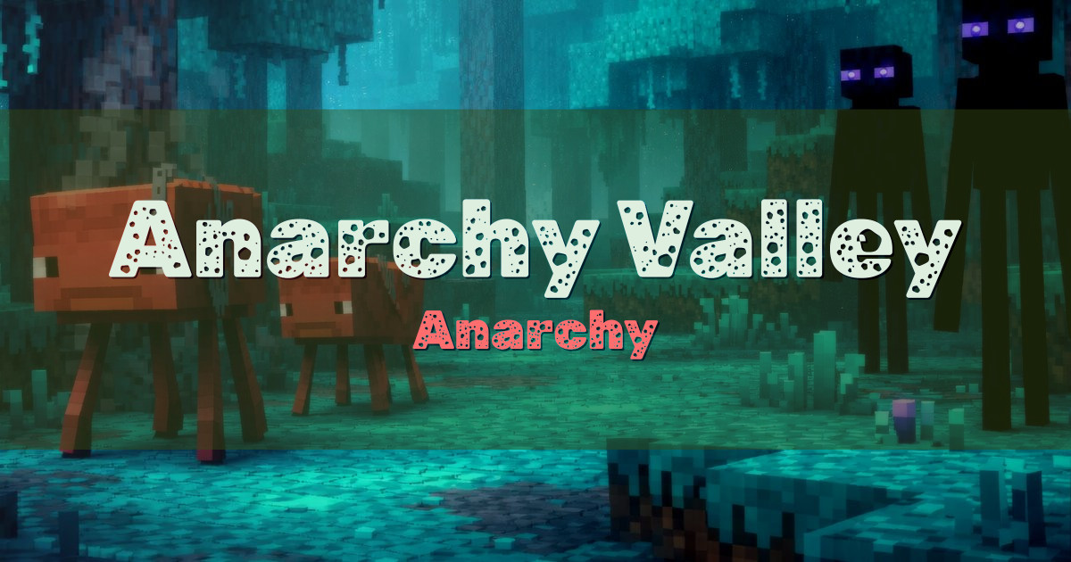 Anarchy Valley. Economy Minecraft server