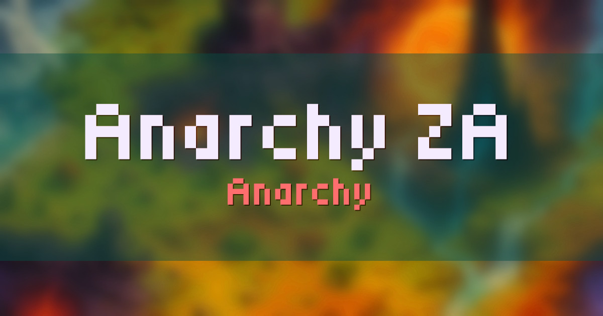 Anarchy ZA Survival Minecraft server