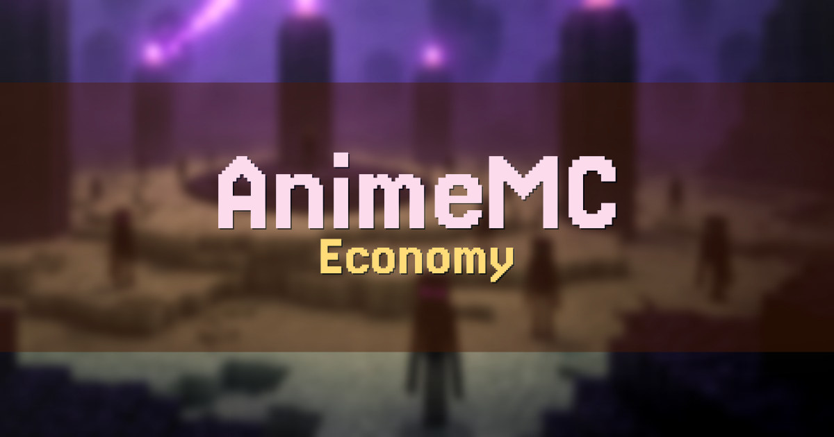 AnimeMC Economy Minecraft server