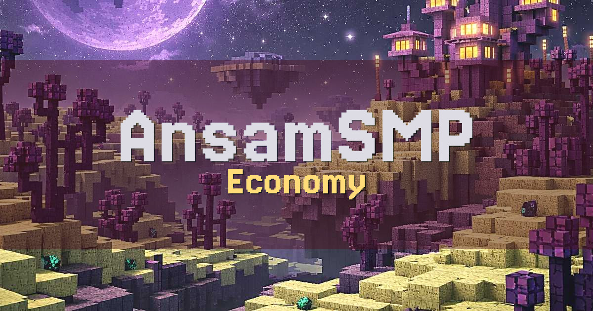 AnsamSMP Economy Minecraft server