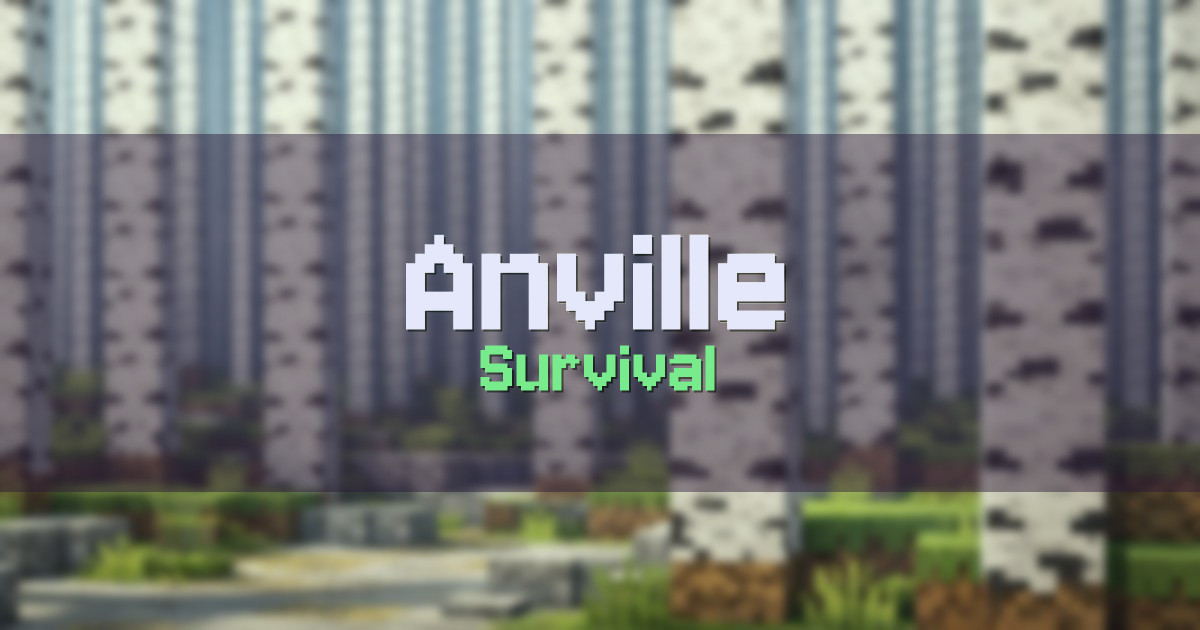 Anville Survival Minecraft server