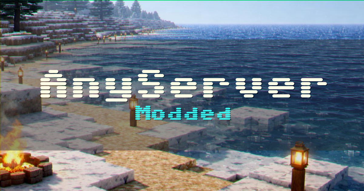 AnyServer Modded Minecraft server