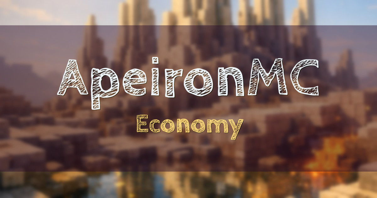ApeironMC Economy Minecraft server