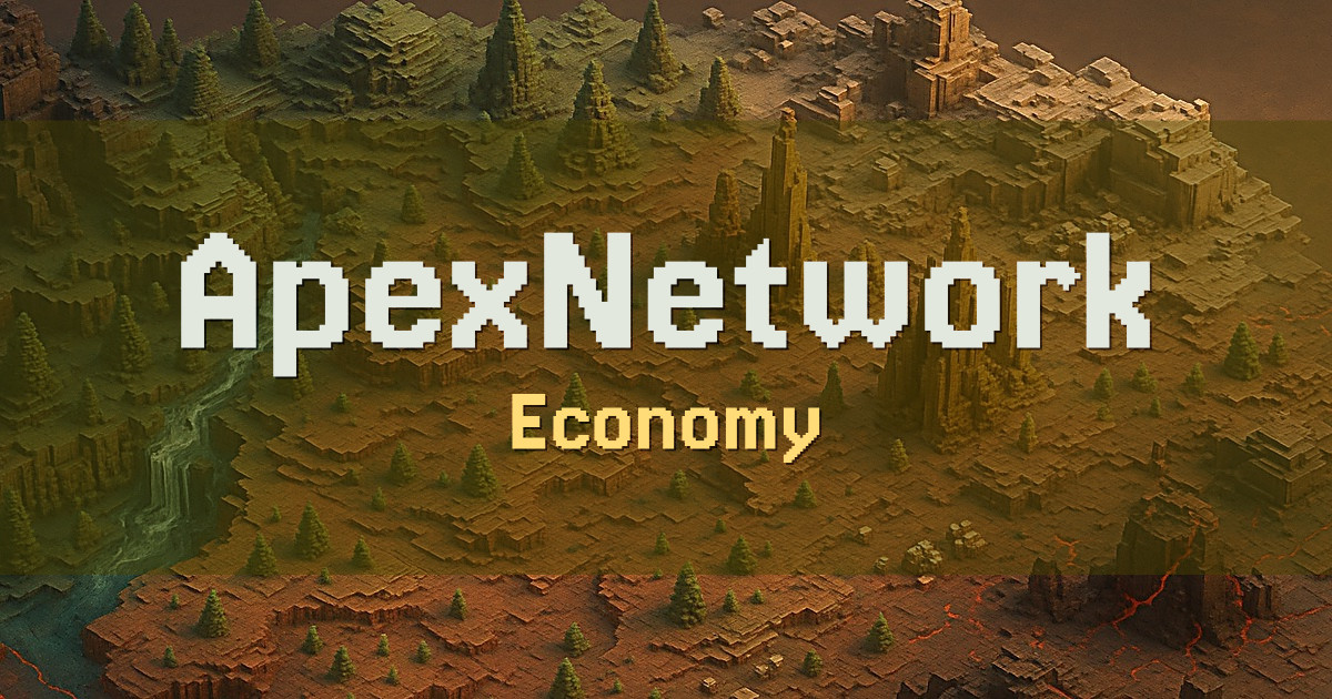 ApexNetwork Economy Minecraft server